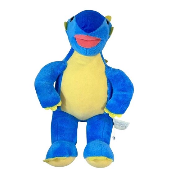 Build A Bear Blue & Yellow Dinosaur Ankylosaurus 18” Stuffed Animal Plush Toy - Picture 1 of 16